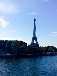 My first glimpse of Le Tour Eiffel!