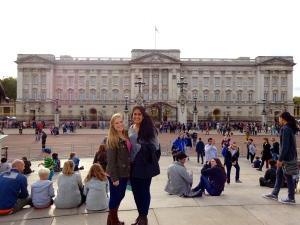 Lili and I at the Buckingham Palace